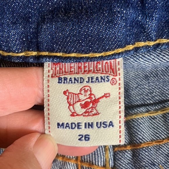 True Religion Joey Twisted Seam Flared Jeans - Picture 5 of 7